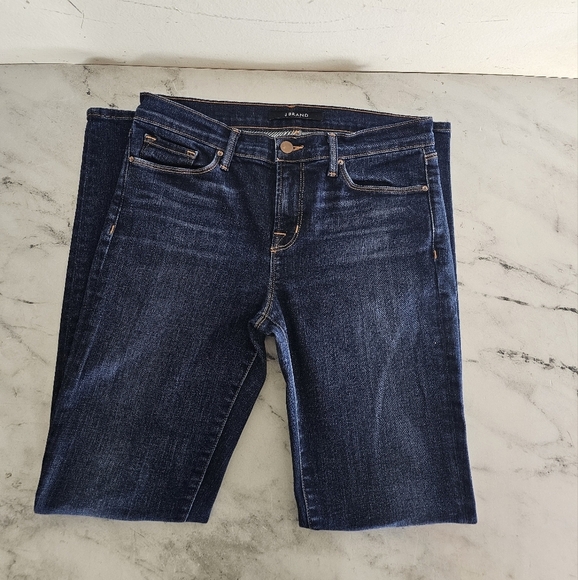 J Brand Skinny Leg High Rise Blue Jeans 29 Preowned - Picture 5 of 10